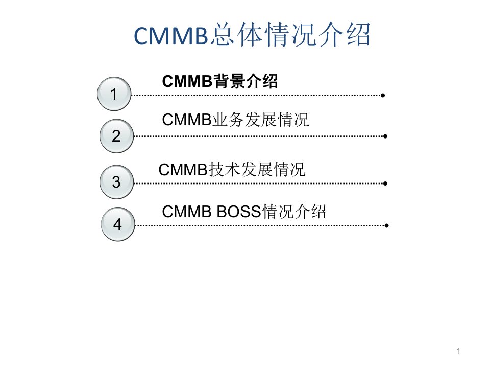 CMMB总体情况介绍