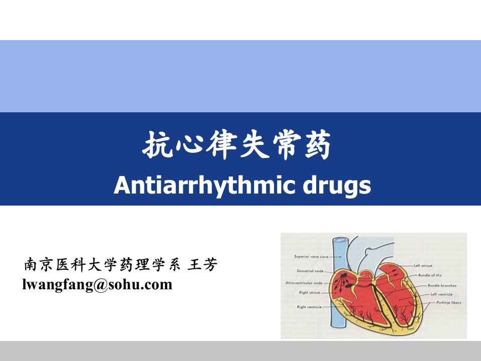 抗心律失常药