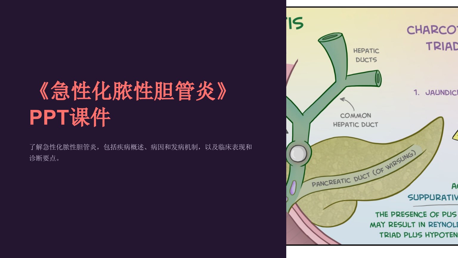 《急性化脓性胆管炎》课件