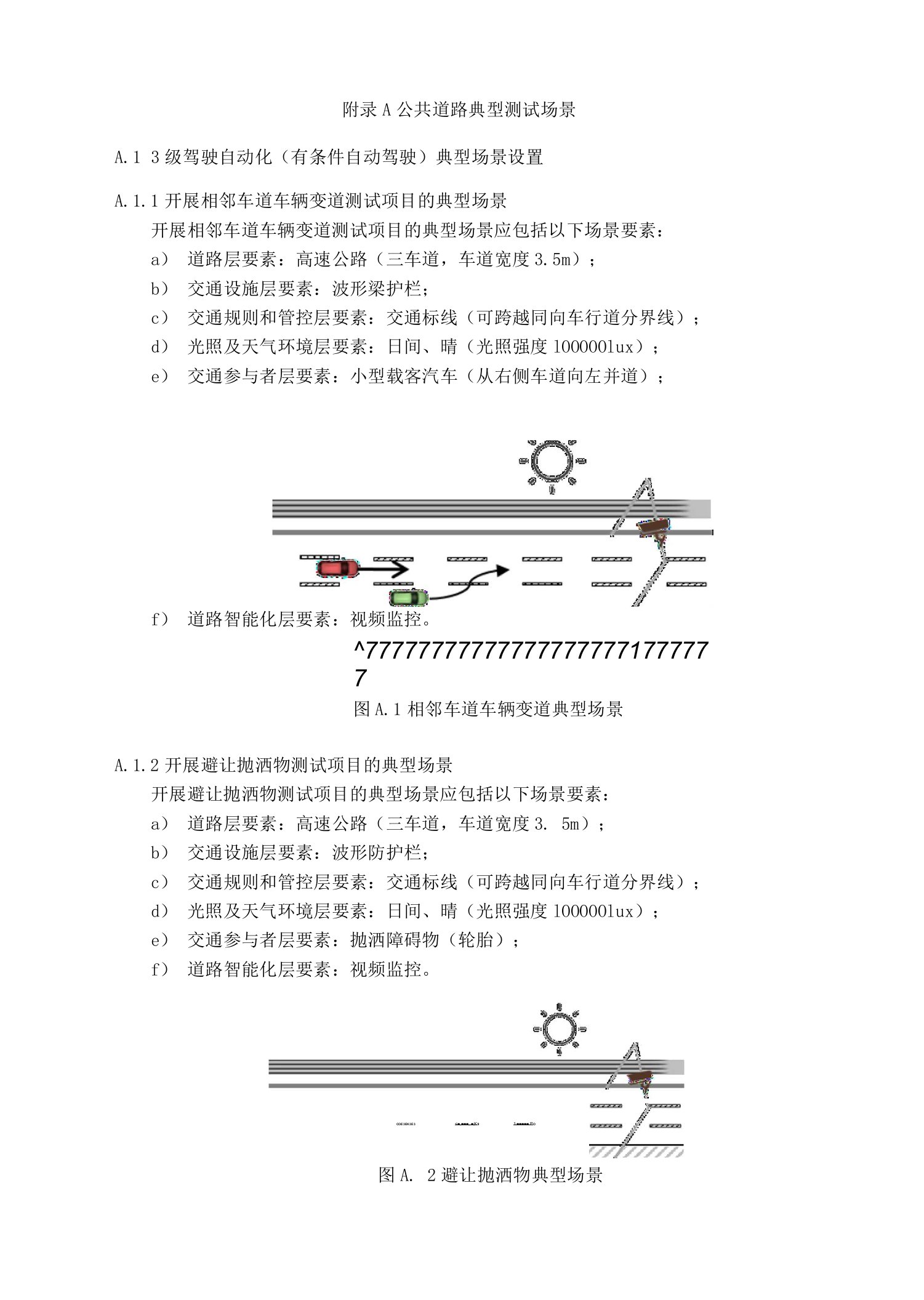 智能网联汽车运行安全公共道路典型测试场景