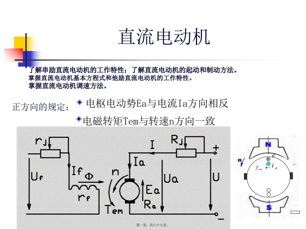 电机学PPT课件-直流电动机、直流发电机