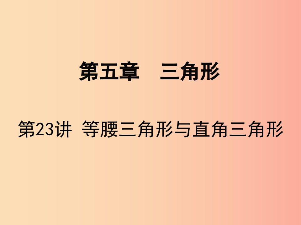 广东省2019届中考数学复习