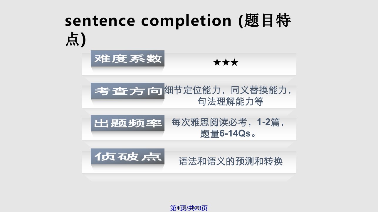 雅思阅读之学习教案