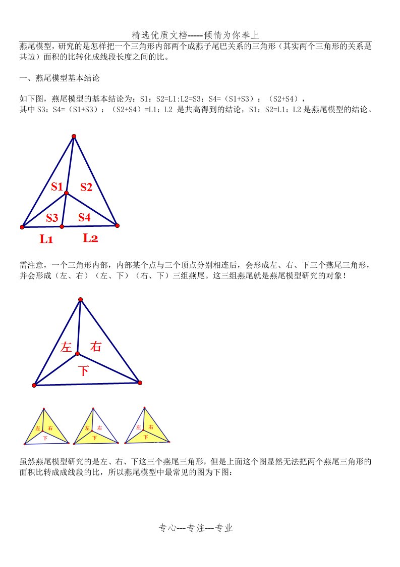 详解燕尾模型(共4页)