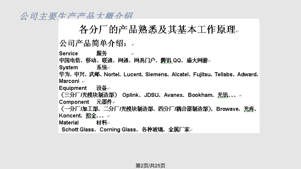 OQC检验员培训教材