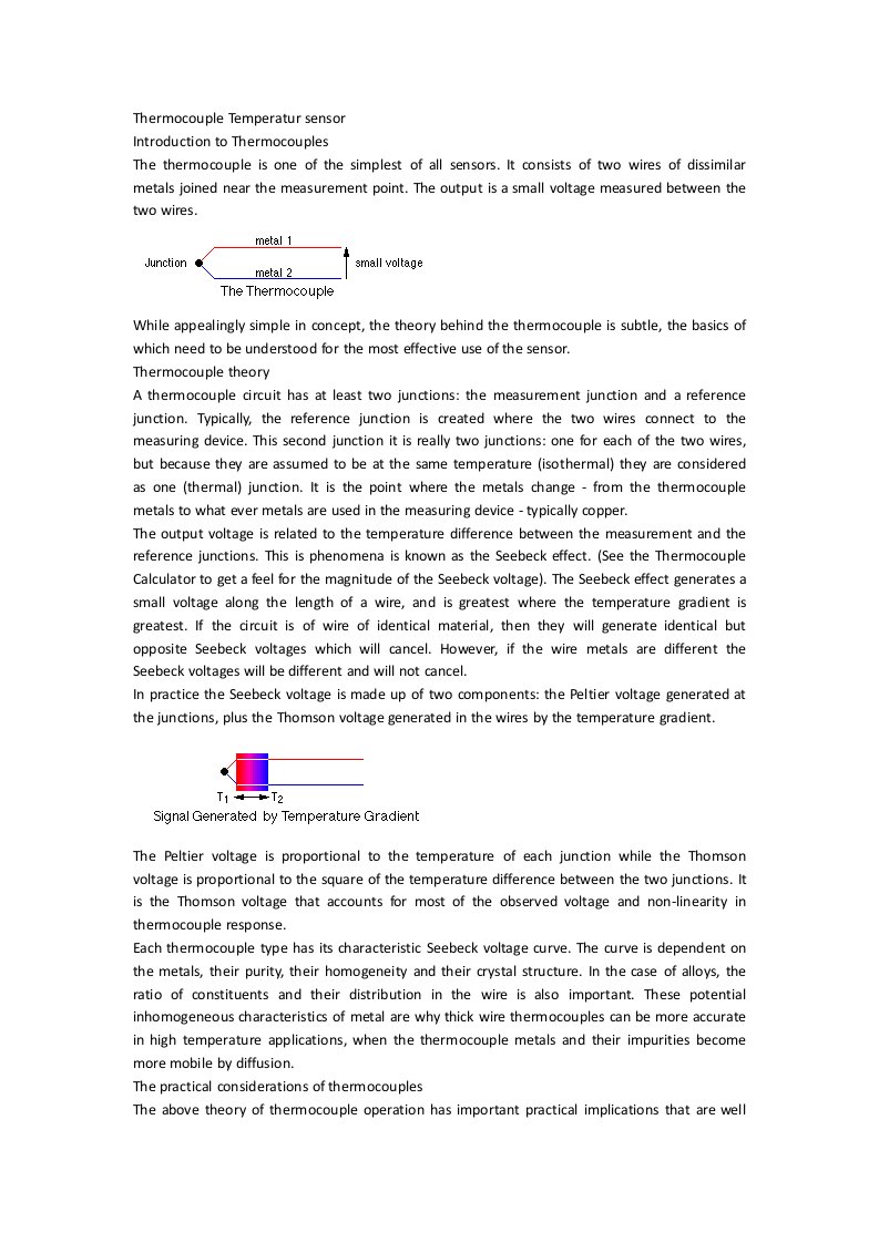 毕业设计文献翻译热电偶温度传感器