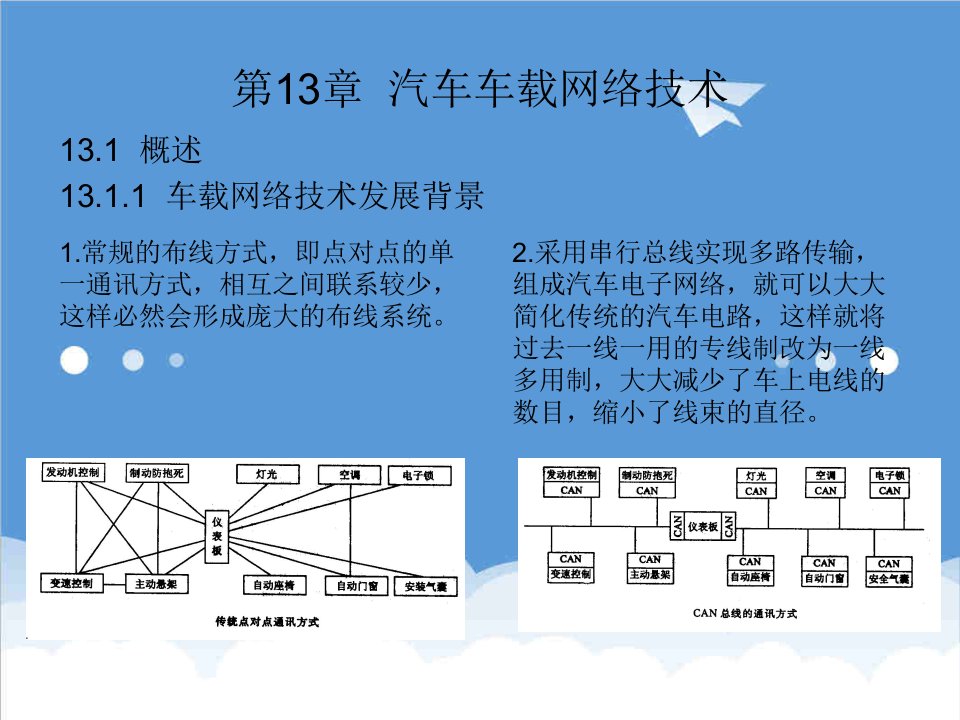 电子行业-汽车电控系统的结构与检修电子教案第13章