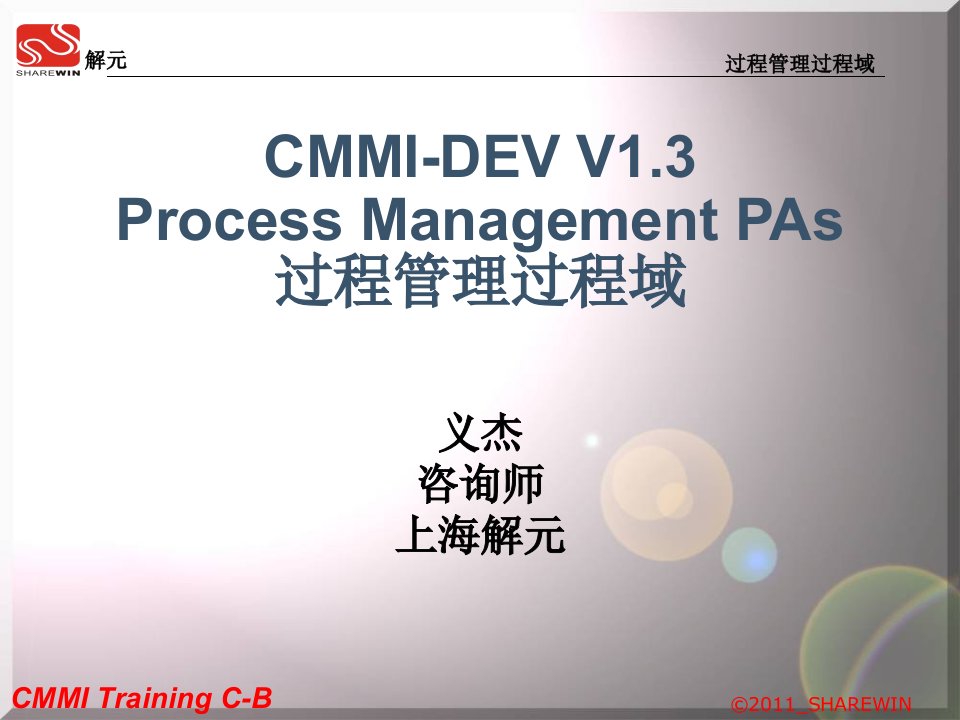 CMMI3培训