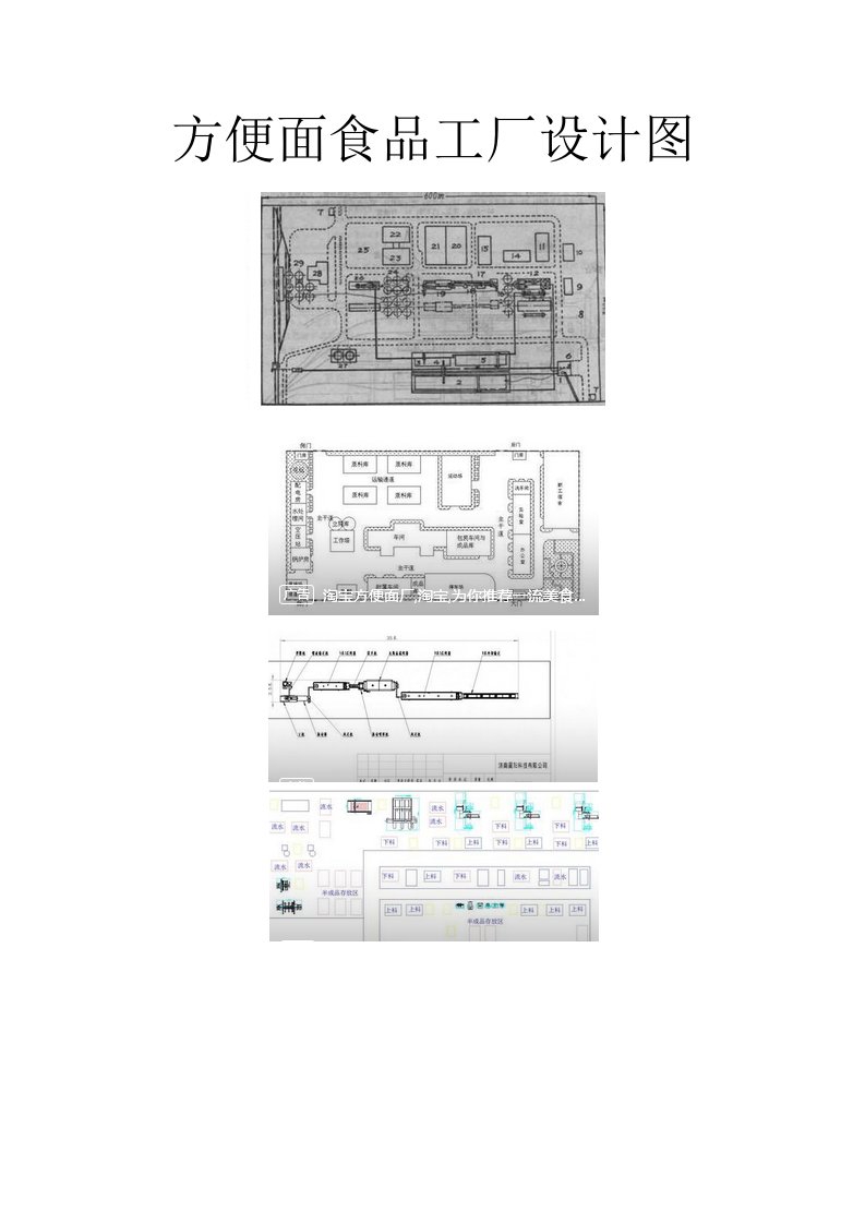 方便面食品工厂设计