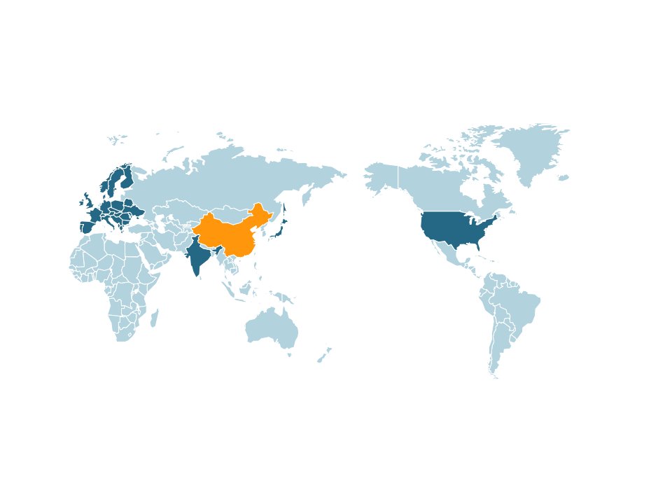 世界、中国(分省区可分块)地图模板