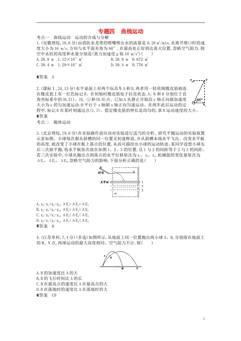 全国高考物理