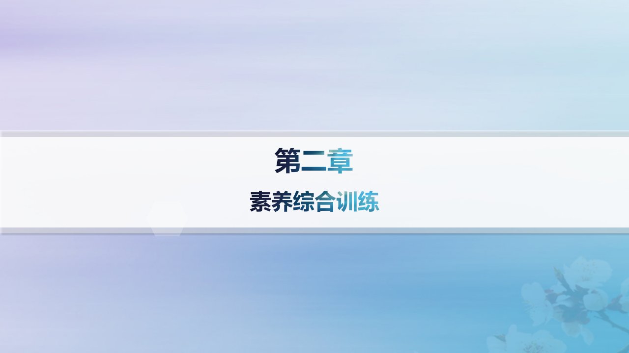 新教材2023_2024学年高中地理第2章资源安全与国家安全素养综合训练课件新人教版选择性必修3