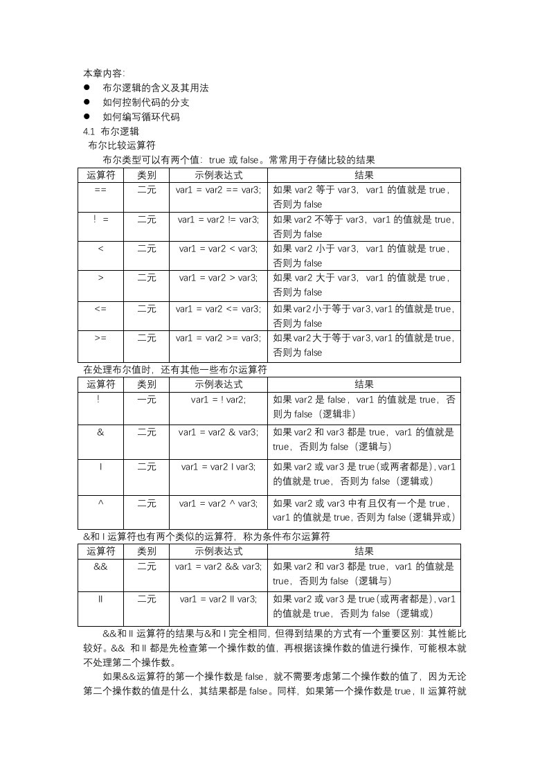 C#学习笔记第四章流程控制