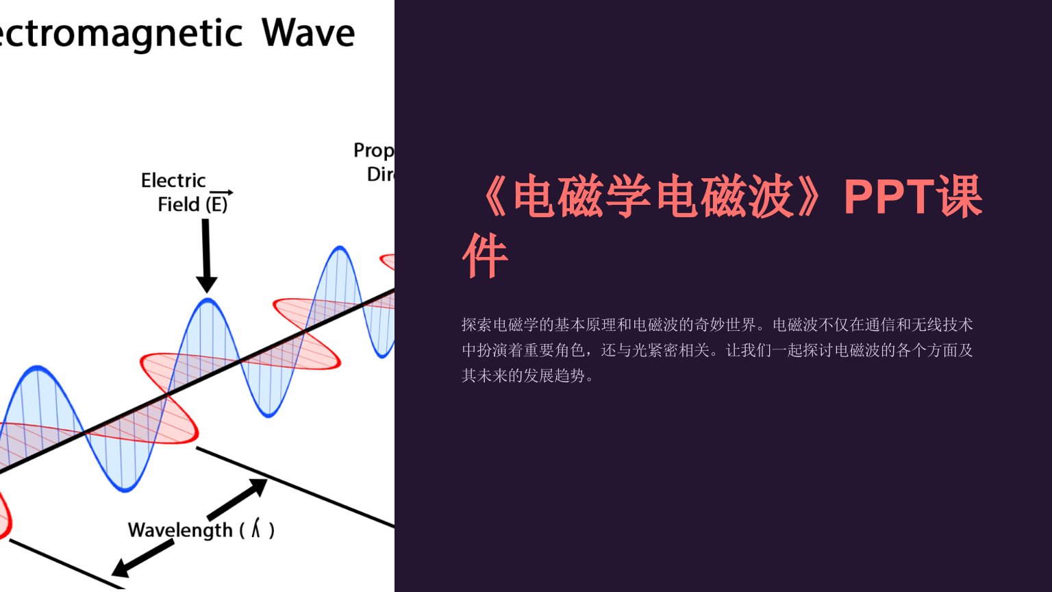 《电磁学电磁波》课件