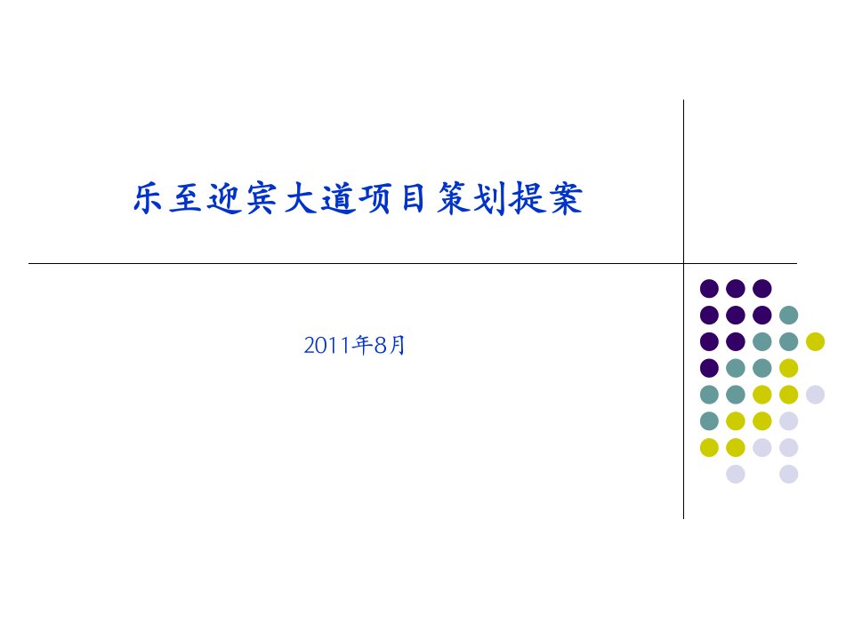 乐至迎宾大道项目策划提案