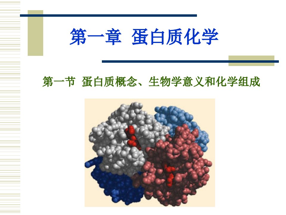 生物化学蛋白质氨基酸