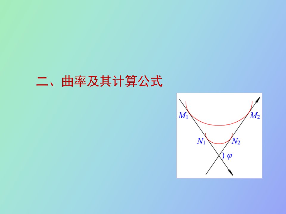 曲率的计算公式