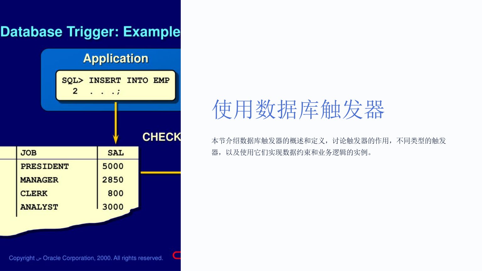 《使用数据库触发器》课件