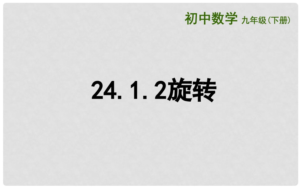 上海市金山区山阳镇九年级数学下册