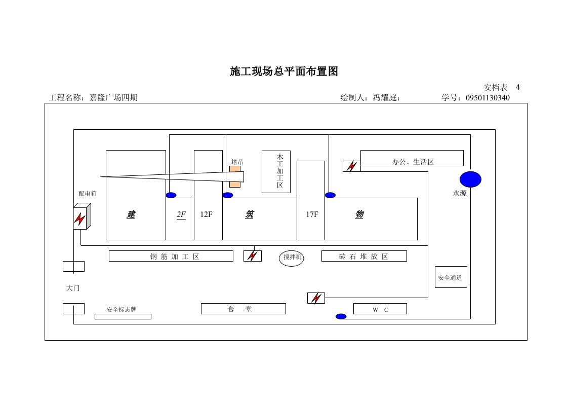 施工现场总平面布置图