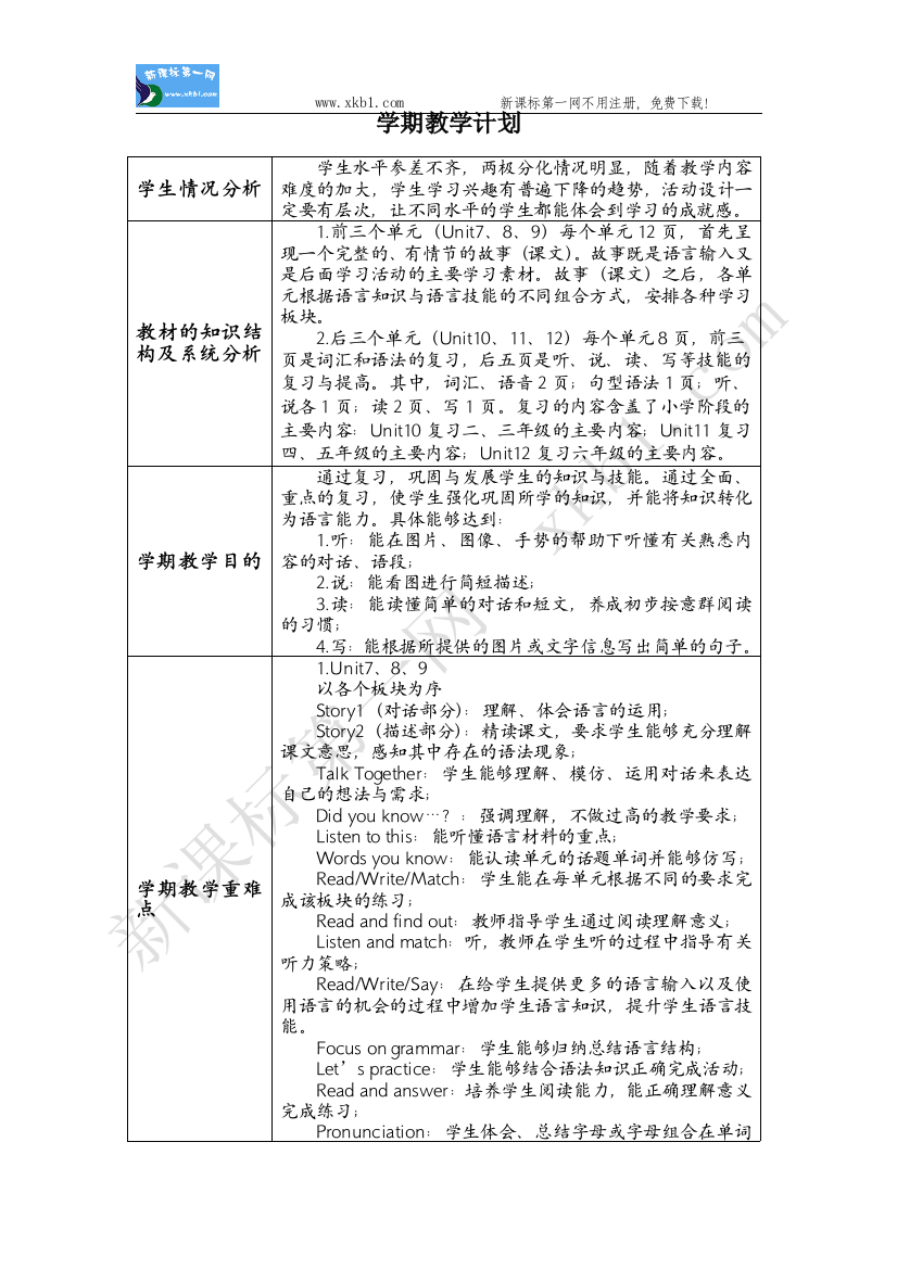 【小学中学教育精选】6下7单元