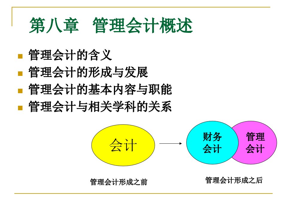 《管理会计概》PPT课件