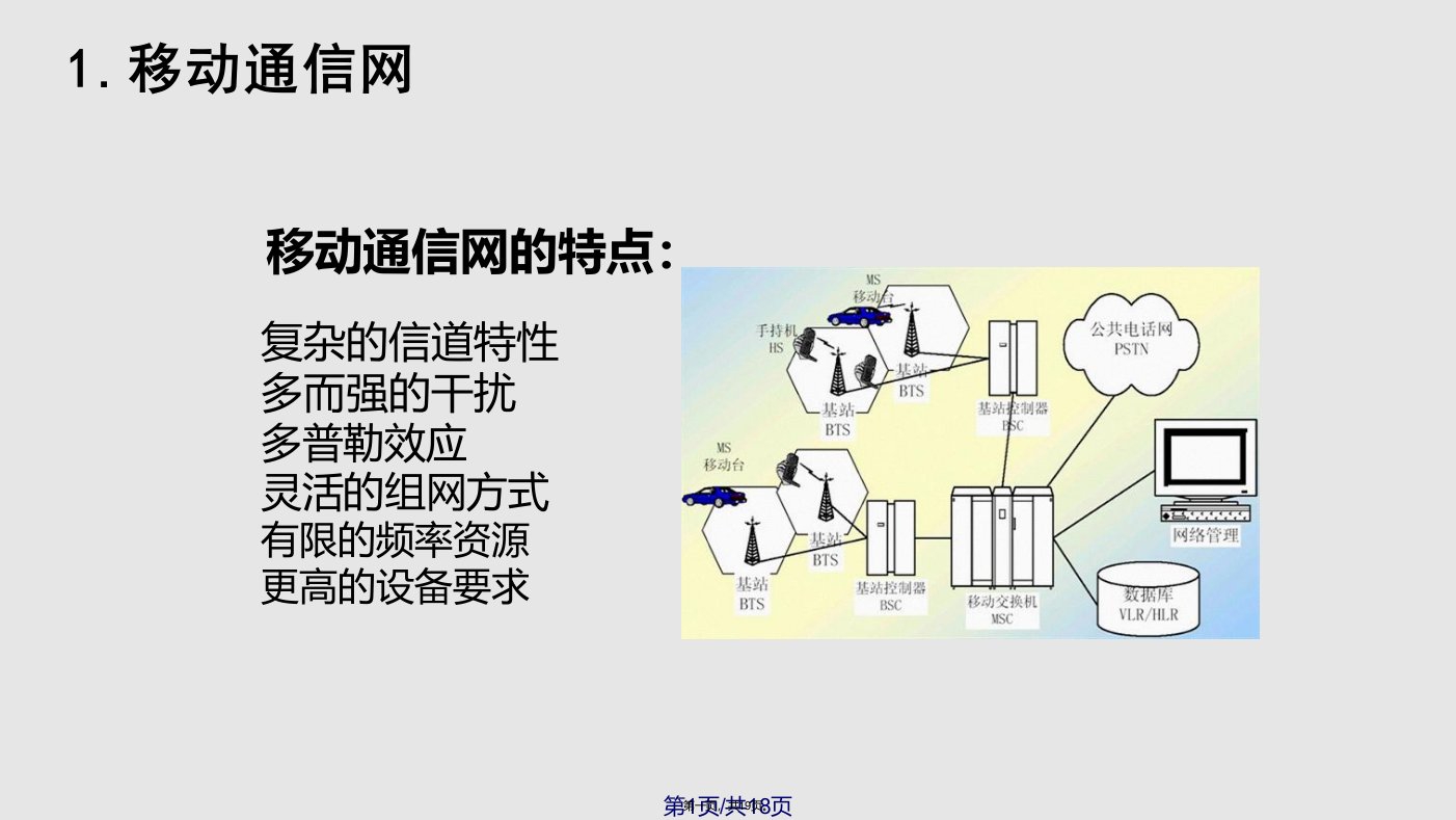 移动通信技术呼叫接续处理讲义学习教案