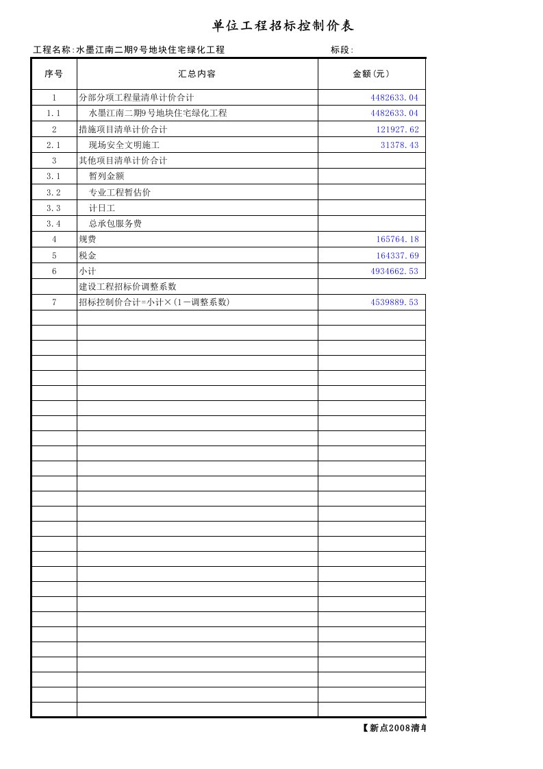 能源化工-水墨江南二期9号地块住宅绿化工程