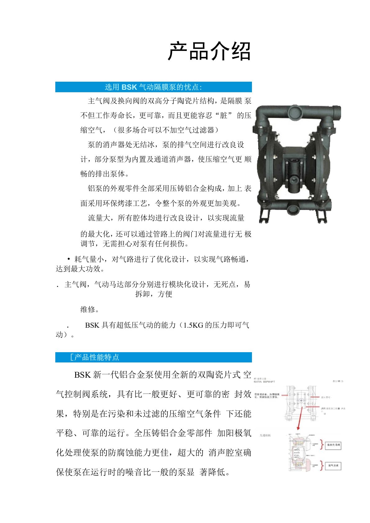 美国BSK气动隔膜泵