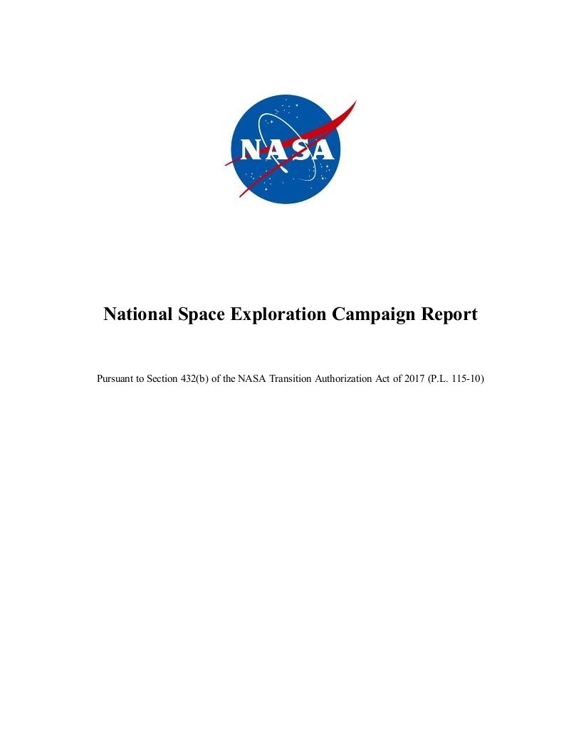 NASA-《国家空间探索行动报告》（英文）