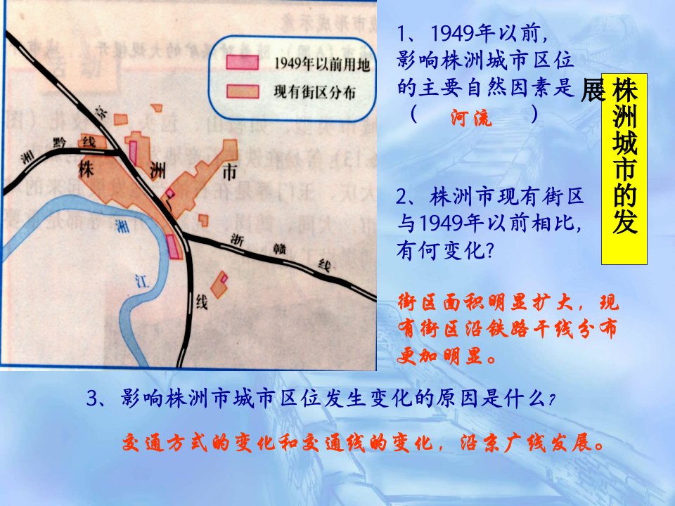 交通运输布局好好对区域发展的影响ppt课件