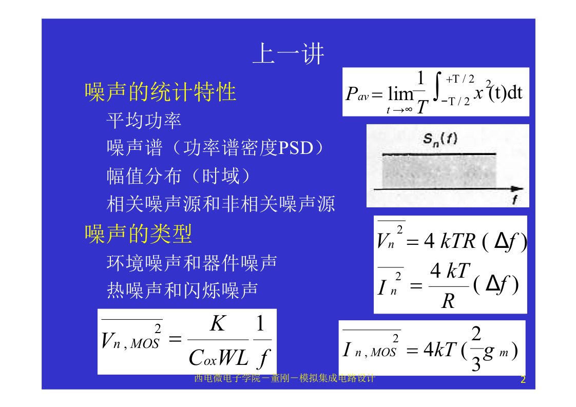 模拟CMOS集成电路设计拉扎维第7章噪声二ppt课件