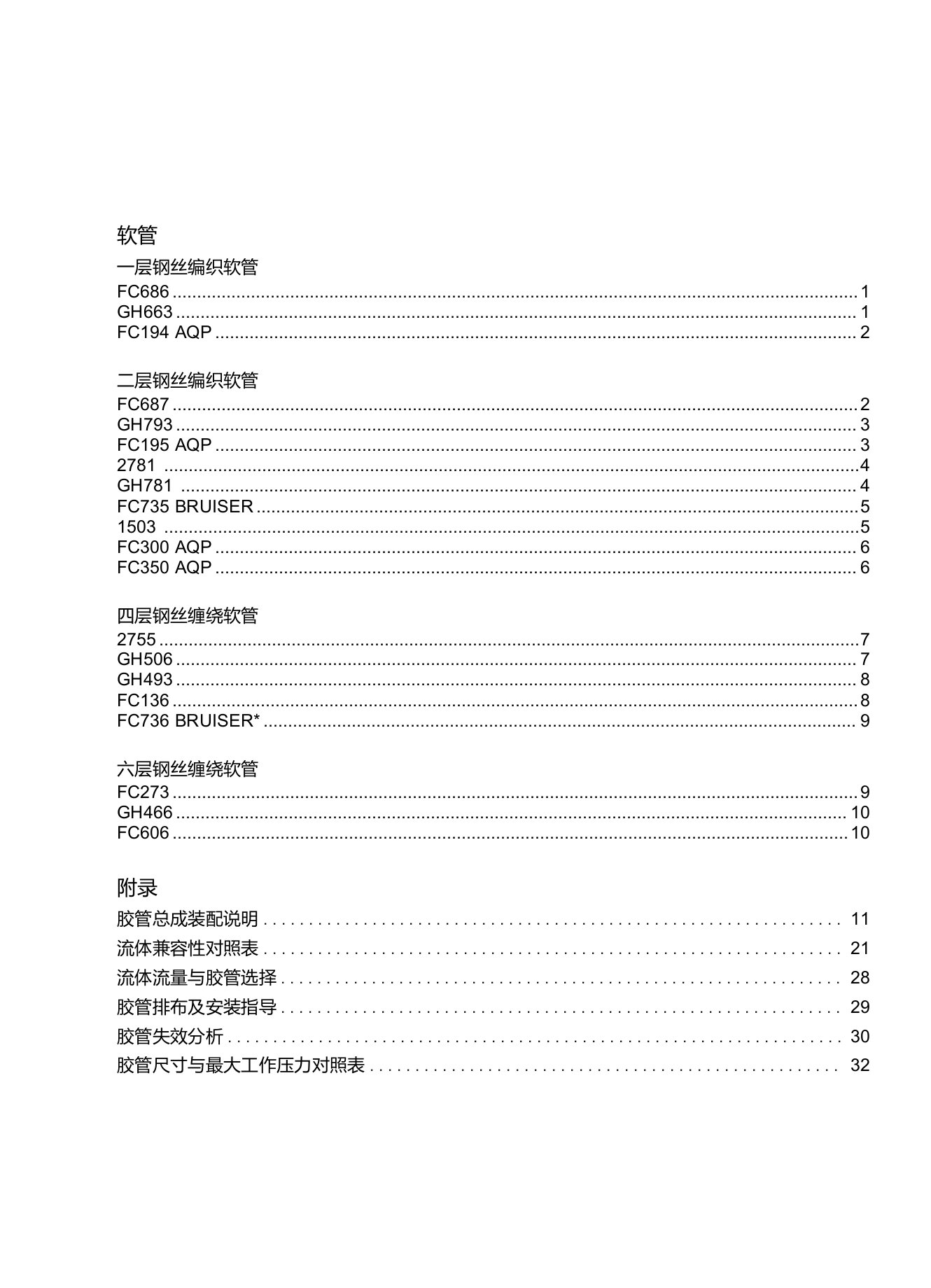 伊顿软管样本