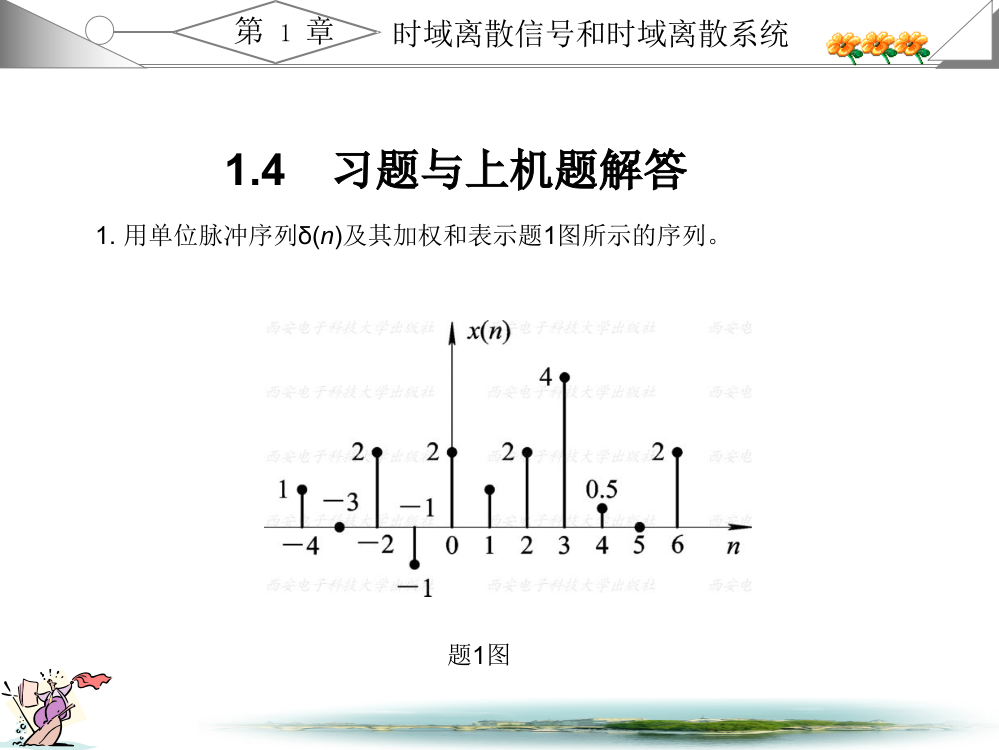 数字信号处理高西全课后答案