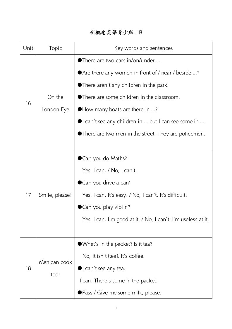 新概念英语青少版