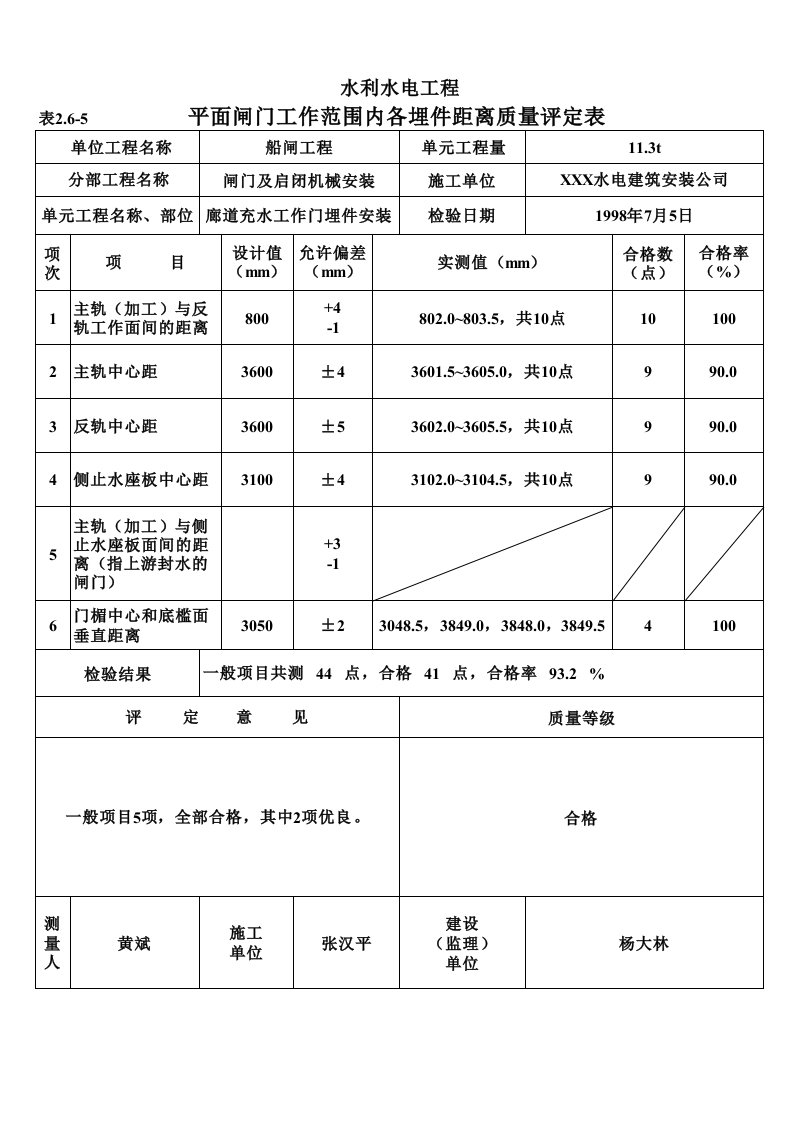 工程资料-表265