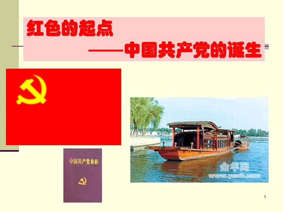 i第六讲红色的起点-中国共产党的诞生ppt课件