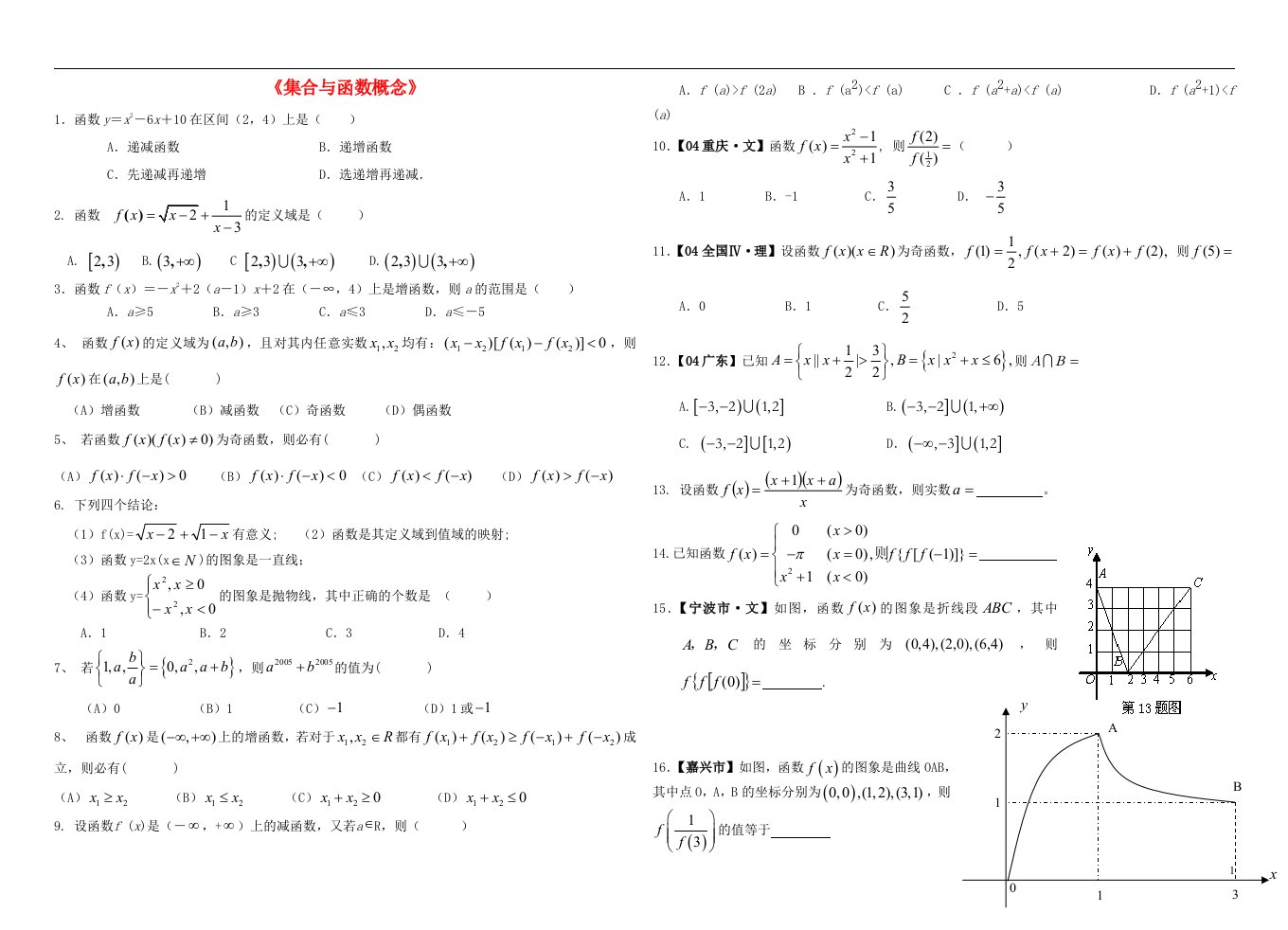 高中数学