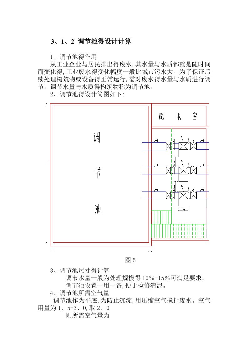 调节池的设计计算