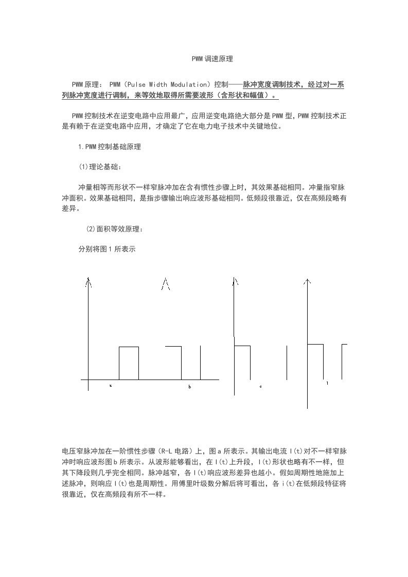 PWM调速说明样稿