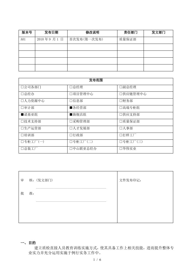 质检员培训考核及资格评定细则