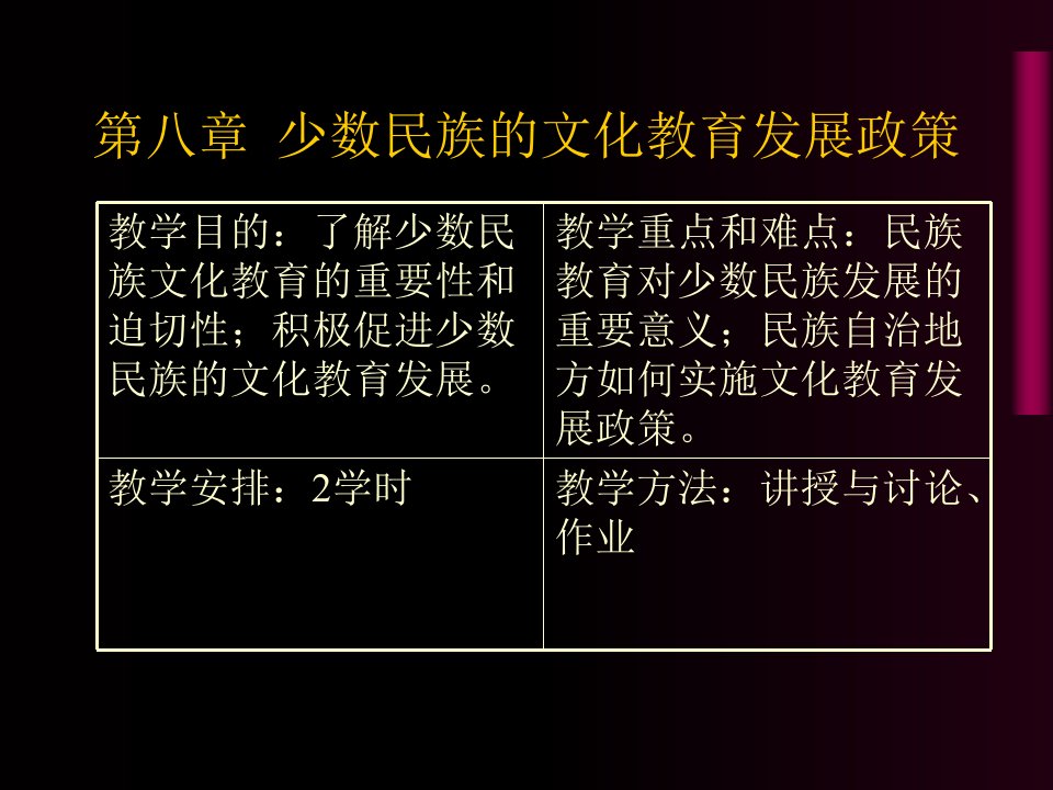 少数民族的文化教育发展政策