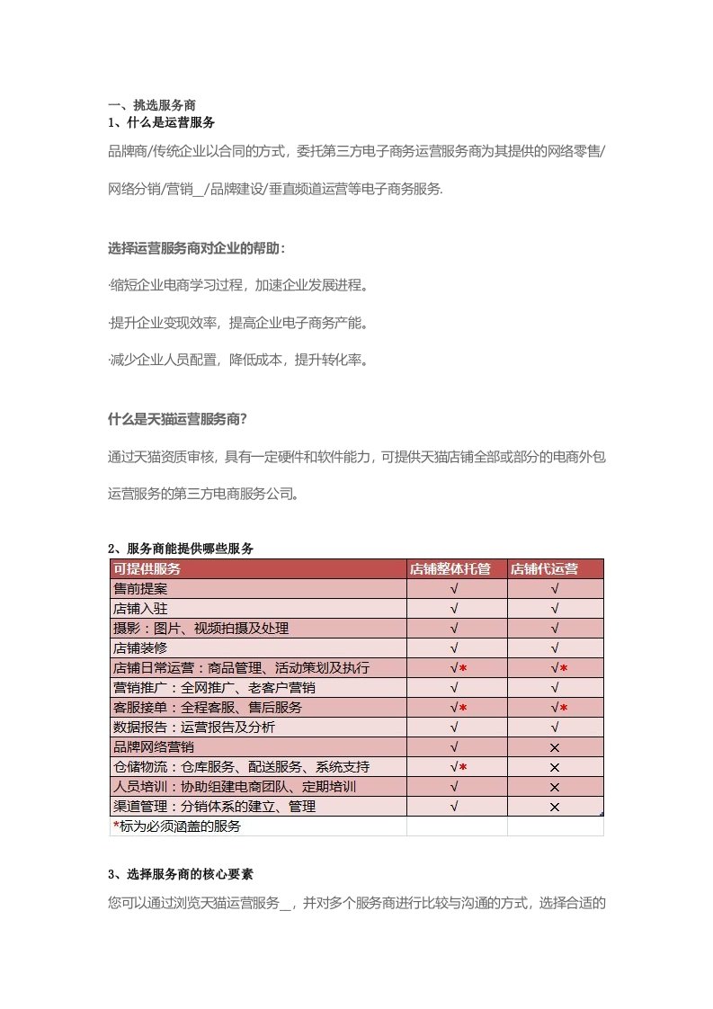 《代运营服务》word版