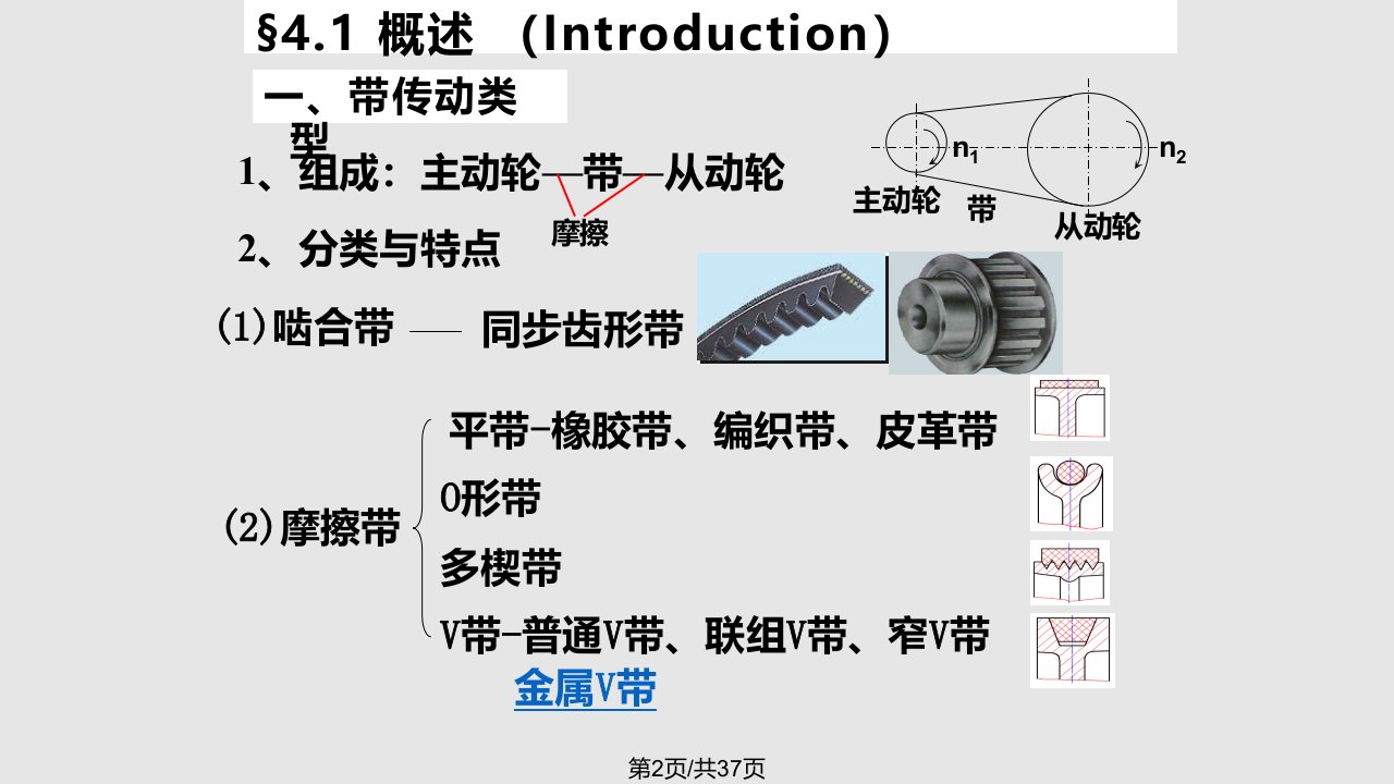 挠性件传动带传动解析