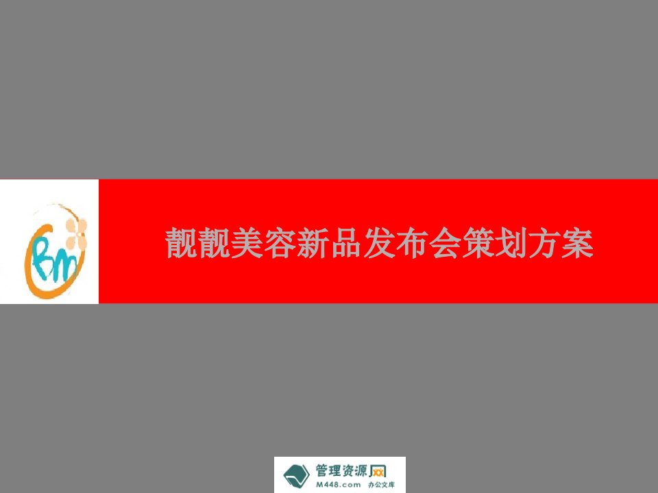 靓靓美容品牌新品发布会策划方案（PPT29页）