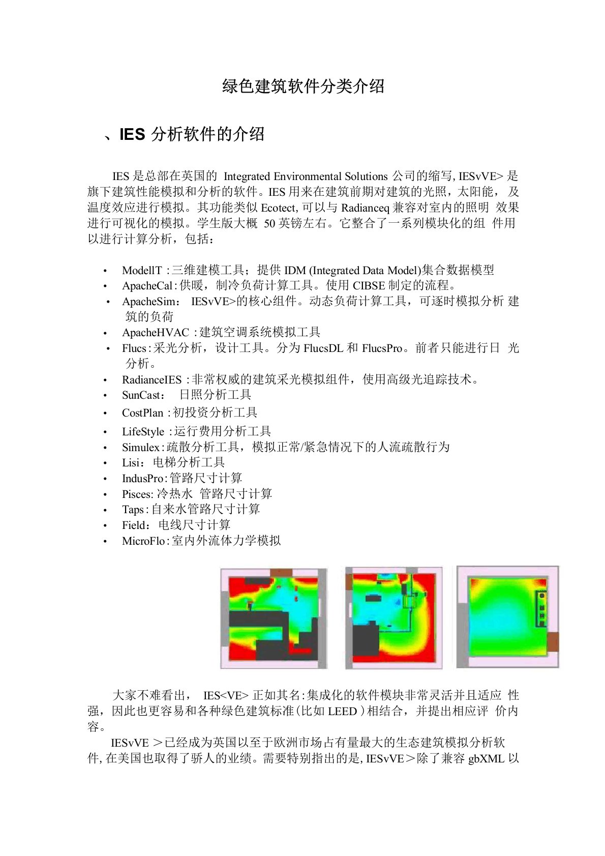 绿色建筑软件分类详解