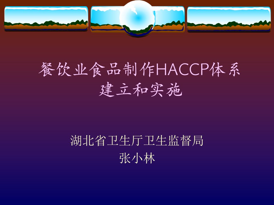 中国餐饮食品制作HACCP体系建立和实施指南