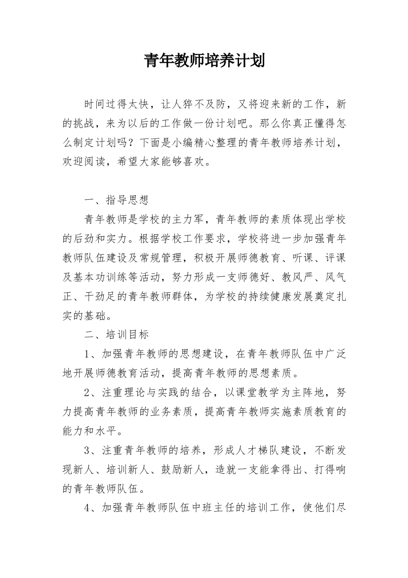 青年教师培养计划_1