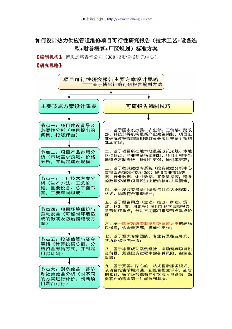 如何设计热力供应管道维修项目可行性研究报告(技术工艺+设备选型+财务概算+厂区规划)标准方案