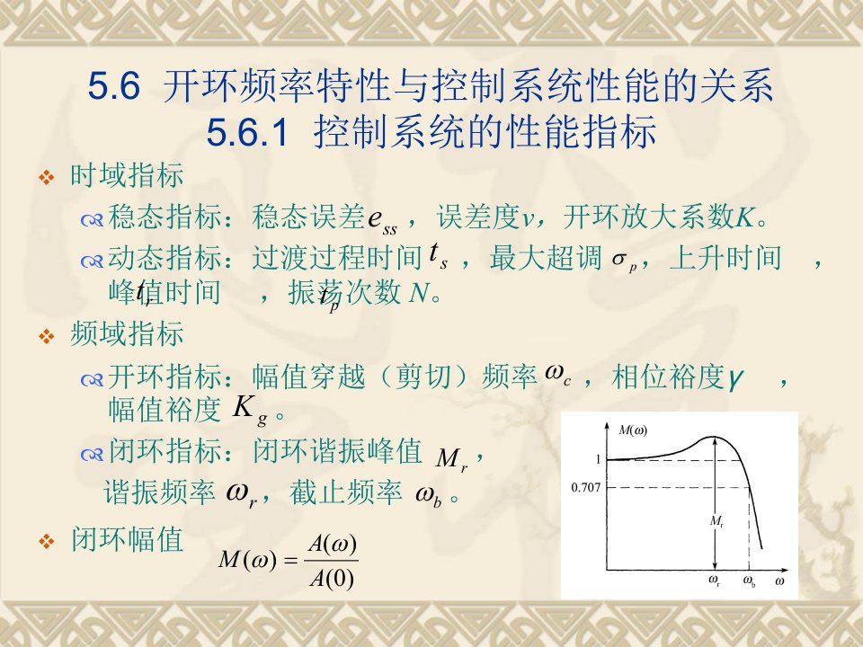 自动控制原理(梅晓榕)